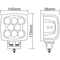 CREE heavy duty led verstraler 80watt 80W
